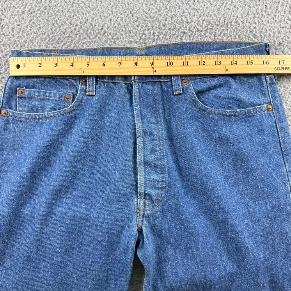 Vintage Levi's 501 XX Jeans 32x30 (Tag 34x30) USA Made Button Fly 1985 525 Levis